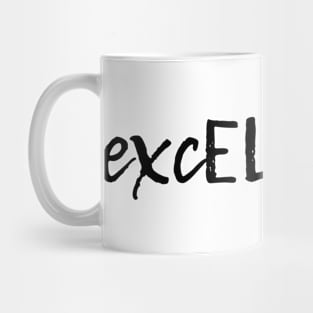 excELLENt - gift for Ellen - black Mug